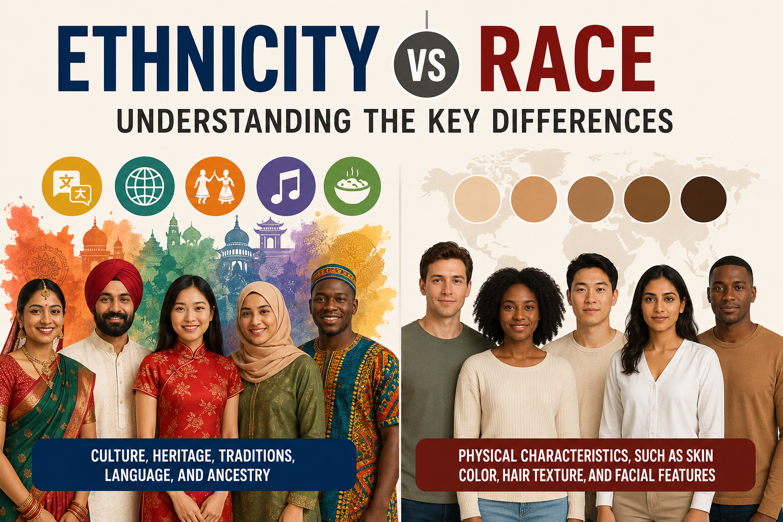 Ethnicity vs Race