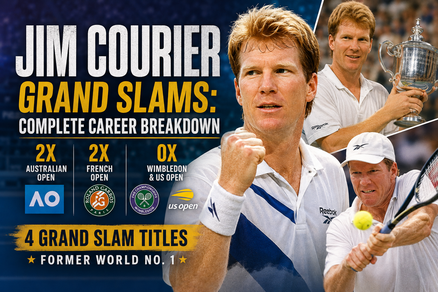 Jim Courier Grand Slams